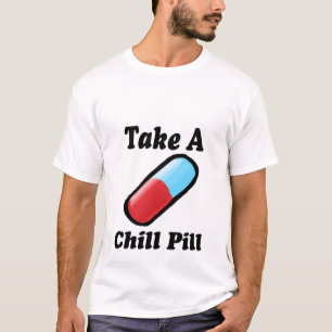 Prenez un T-shirt froid de pilule