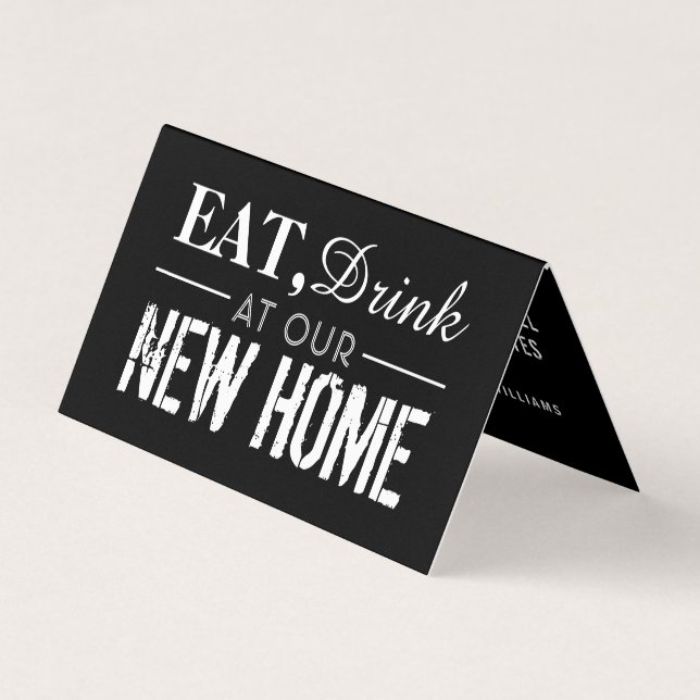 Prenez Un Verre À Notre Nouvelle Maison, Carte de  (Devant)