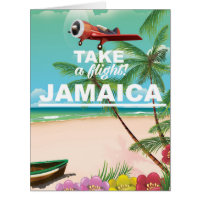 Prenez un vol ! Affiche de vacances de Jamaica Ret