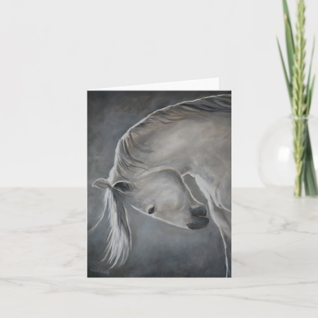 Prenez une carte d'art Bow Horse (Devant)