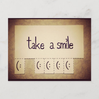 Prenez une carte postale inspirante Smile