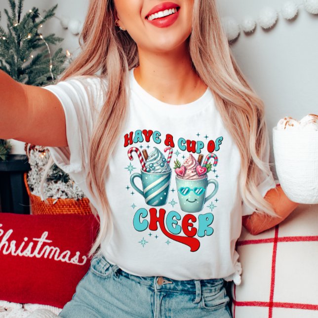 Prenez une coupe de T-shirt de Noël gaie (Créateur téléchargé)
