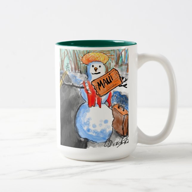 Prenez-vous une petite Mug de Noël MAUI (Droit)