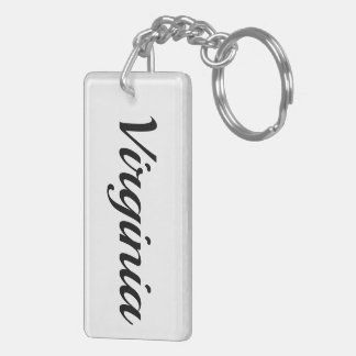 Prénom personnalisable Virginia noir et blanc