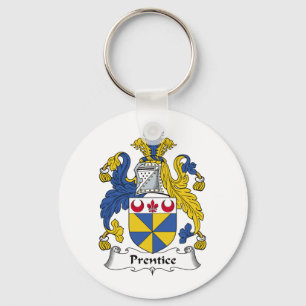 Prentice Family Crest Keychain