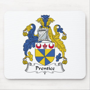 Prentice Family Crest Mouse Pad