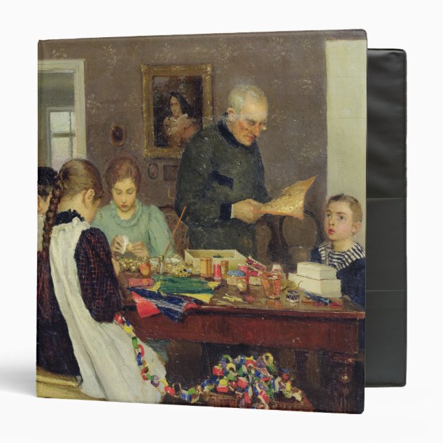 Preparation for Christmas, 1896 Binder (Front/Inside)