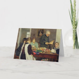 Preparation for Christmas, 1896 Holiday Card