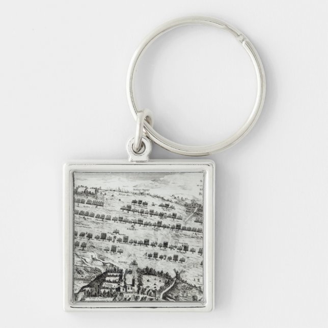 Preparation for the Battle of Naseby Keychain (Front)