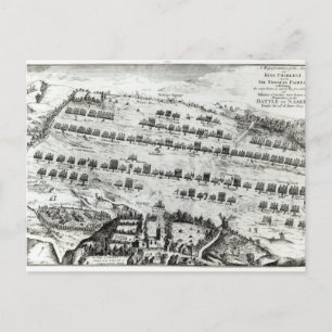 Preparation for the Battle of Naseby Postcard