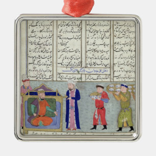 Preparation of the feast ordered by Feridun Metal Ornament