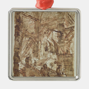 Preparatory drawing for plate number VIII Metal Ornament