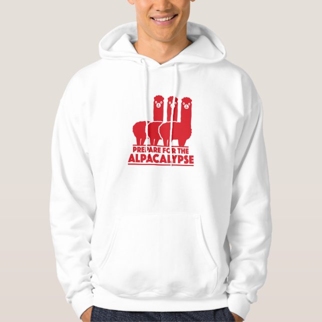 Prepare For The Alpacalypse Hoodie (Front)
