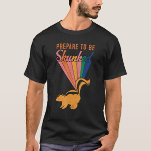 Prepare To Be Skunked Cribbage Vintage Cribbage Ga T-Shirt
