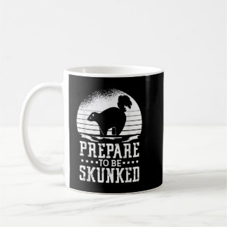 Prepare To Be Skunked Funny Cribbage Player  Coffee Mug