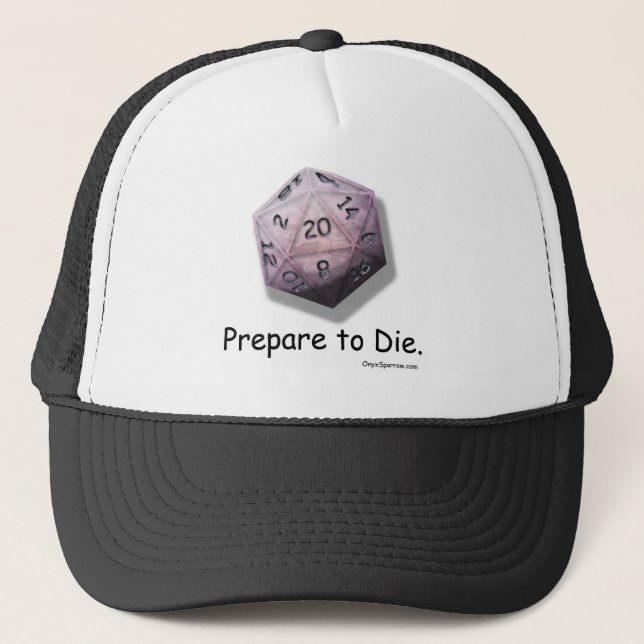 "Prepare to Die" Gaming Hat of Craftmanship (Front)