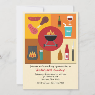 Préparez pour une invitation de barbecue