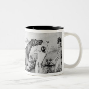 Preparing for a Race Two-Tone Coffee Mug