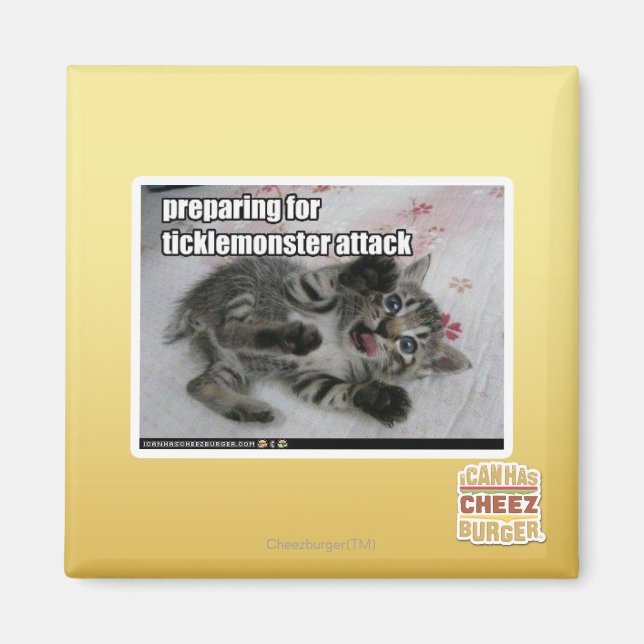 Preparing For Ticklemonster Attack Magnet (Front)