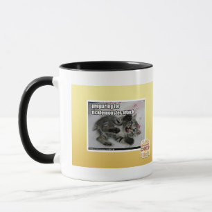 Preparing For Ticklemonster Attack Mug