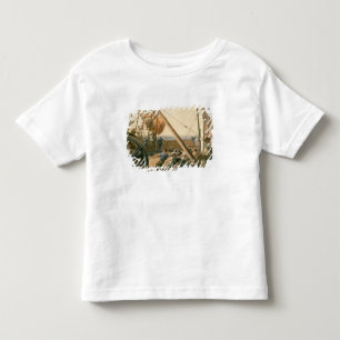 Preparing to launch one of the large buoys, August Toddler T-shirt