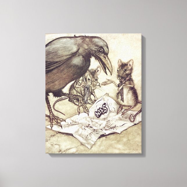 Preposterous!" cried Solomon in a rage" Canvas Print (Front)