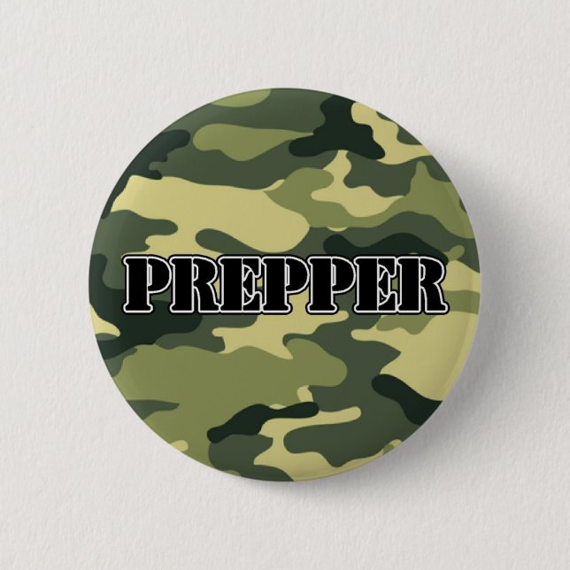 Prepper Camo 2 Inch Round Button (Front)
