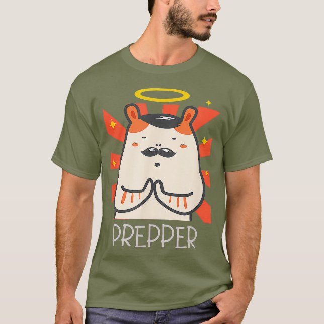 Prepper Hamster Purchases Virus T-Shirt (Front)