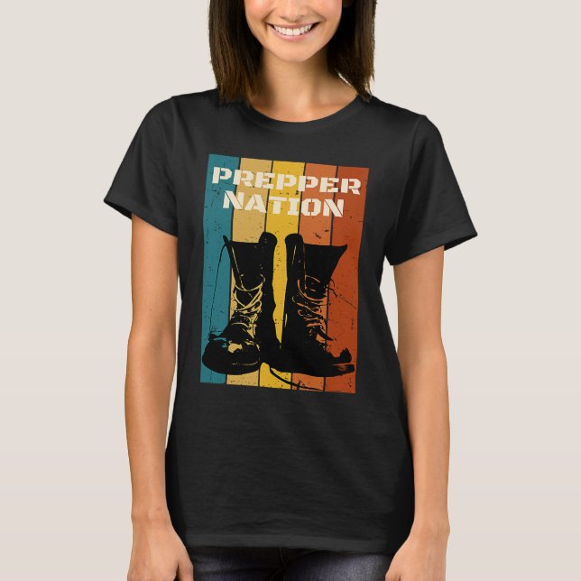Prepper Nation  1 T-Shirt (Front)