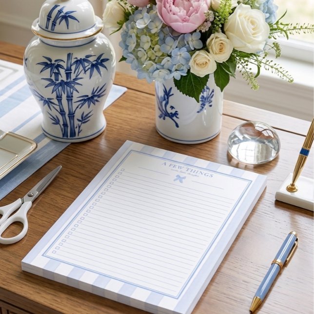 Preppy "A Few Things"  List | Minimal Checklist  Notepad (Creator Uploaded)