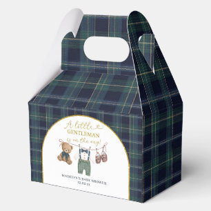 Preppy a little gentleman Baby Shower Favour Favor Box