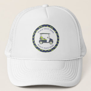 Preppy Alligators Golf Cart Trucker Hat