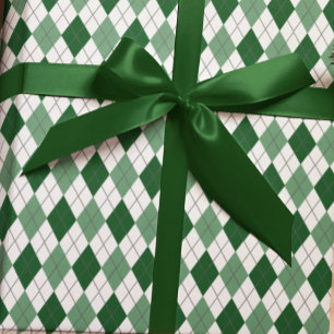 Preppy Argyle Wrapping Paper