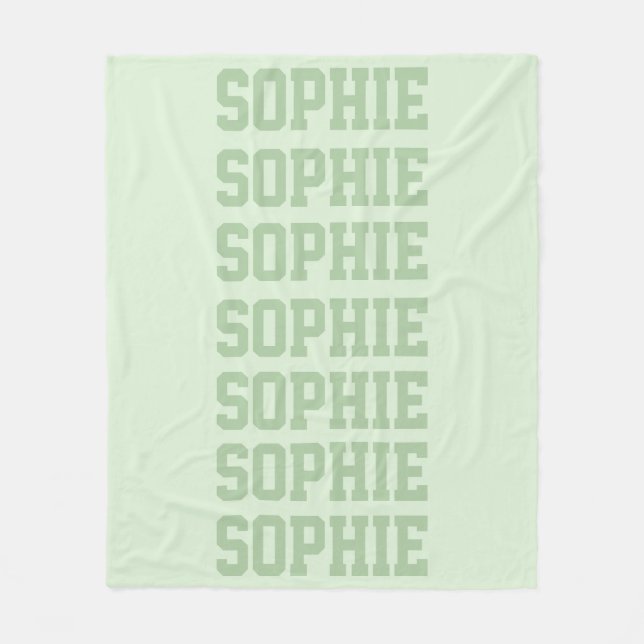 Preppy Blanket Green (Front)