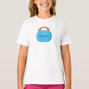 Preppy Blue Bermuda Bag Personalized T-Shirt