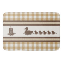Preppy Boys Duck & Gingham- Chocolate Brown Khaki