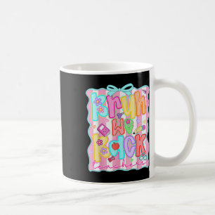 Preppy Bruh We Back Groovy Back To School Teacher  Coffee Mug