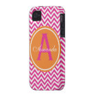 Preppy Chevron in Hot Pink
