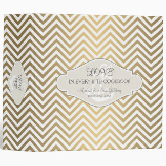 Preppy Chevron Stripe Modern Nautical Anchor Binder