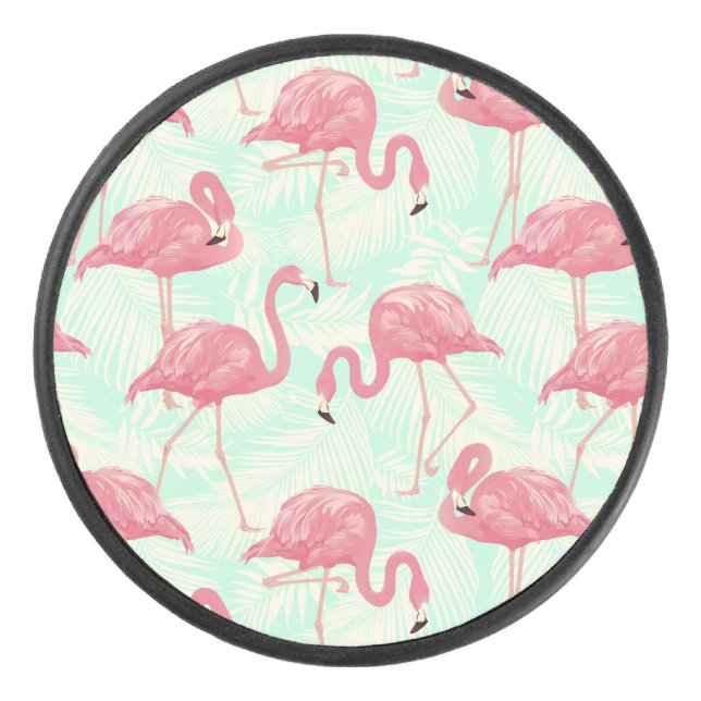 Preppy Chic Elegant Pink Flamingo Motif (Devant)