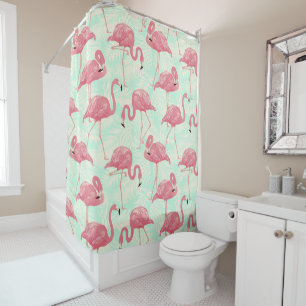 Preppy Chic Elegant Pink Flamingo Pattern