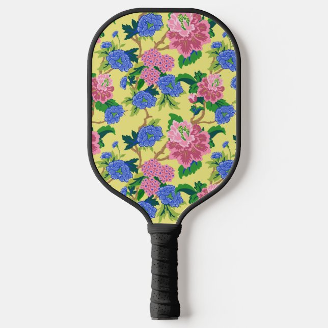 Preppy Chinoiserie Pickleball Paddle (Front)