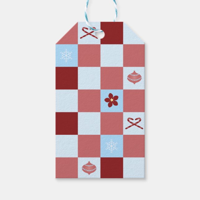 Preppy Christmas Gift Tags (Front)