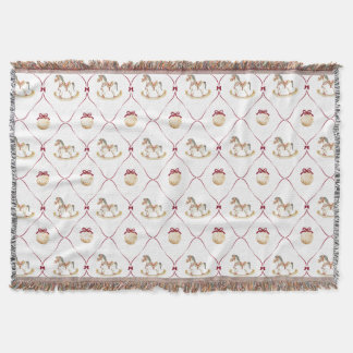 Preppy Christmas Throw Blanket