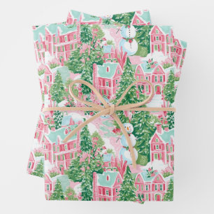 Preppy Christmas Wrapping Paper