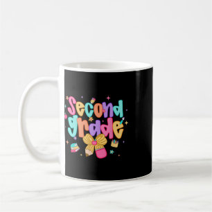 Preppy Ck To School 2nd Grade Coquette Bow Girls K Coffee Mug