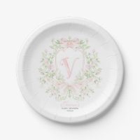 Preppy Crest Baby Shower Invitation