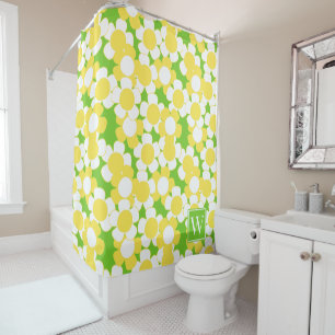 Preppy Daisy Bloom – Yellow & Lime Monogram