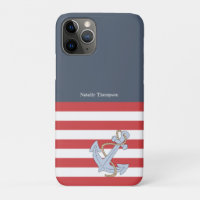 Preppy design Modern cute nautical Navy blue