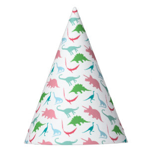 Preppy Dinosaur Birthday Party Hats